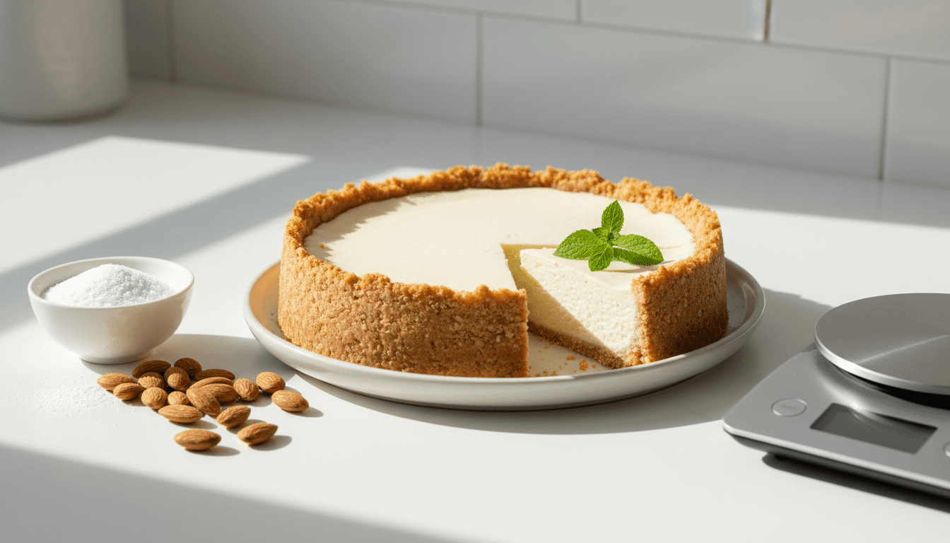 Keto sernik wiedeński (bez cukru)