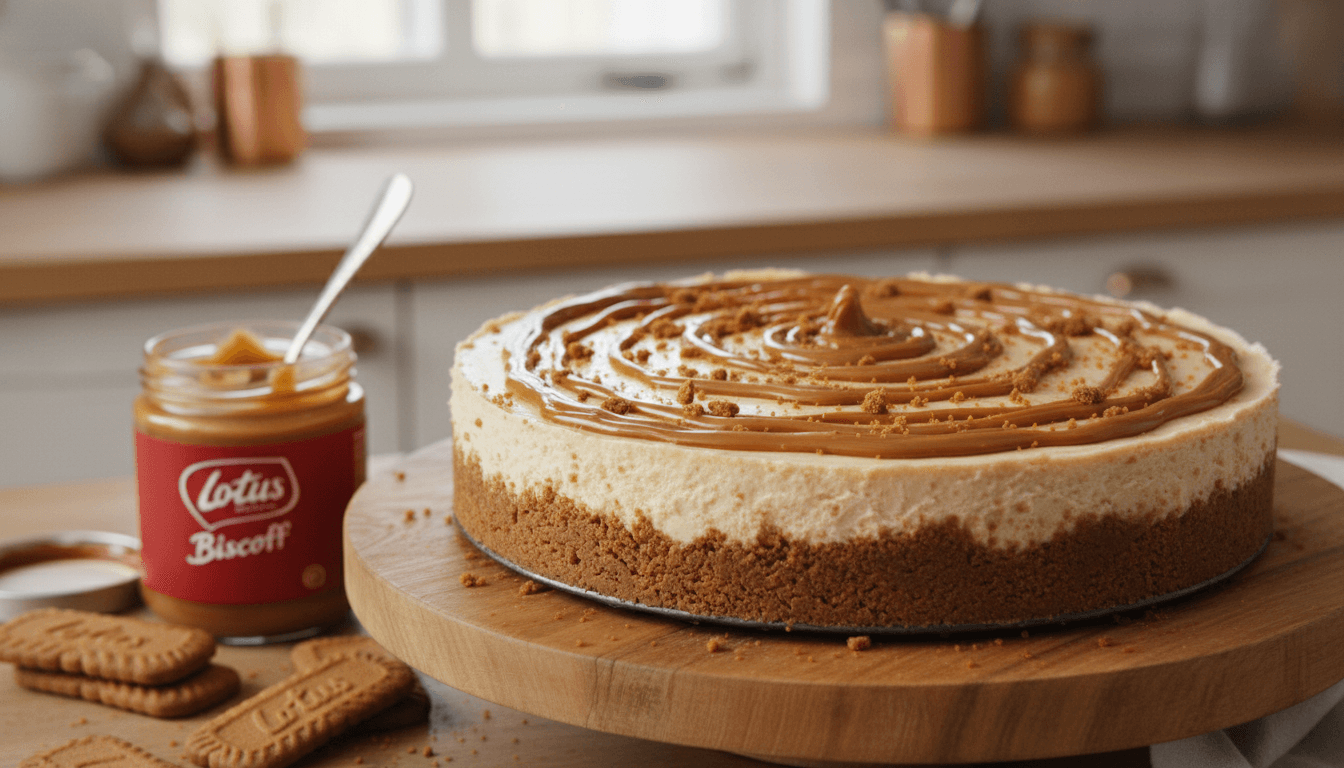Sernik Lotus (Biscoff)