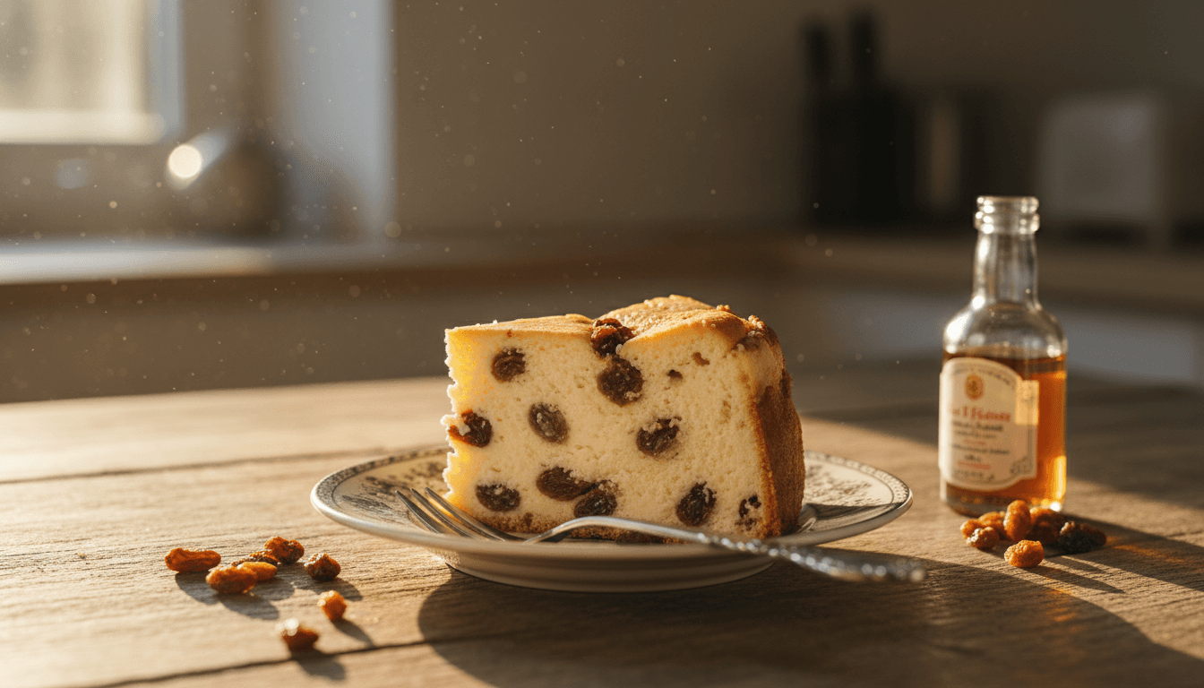 Sernik wiedeński z rodzynkami