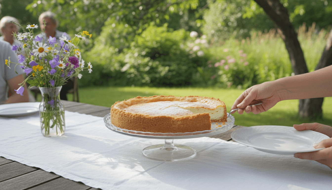 Sernik z wiaderka na herbatnikach