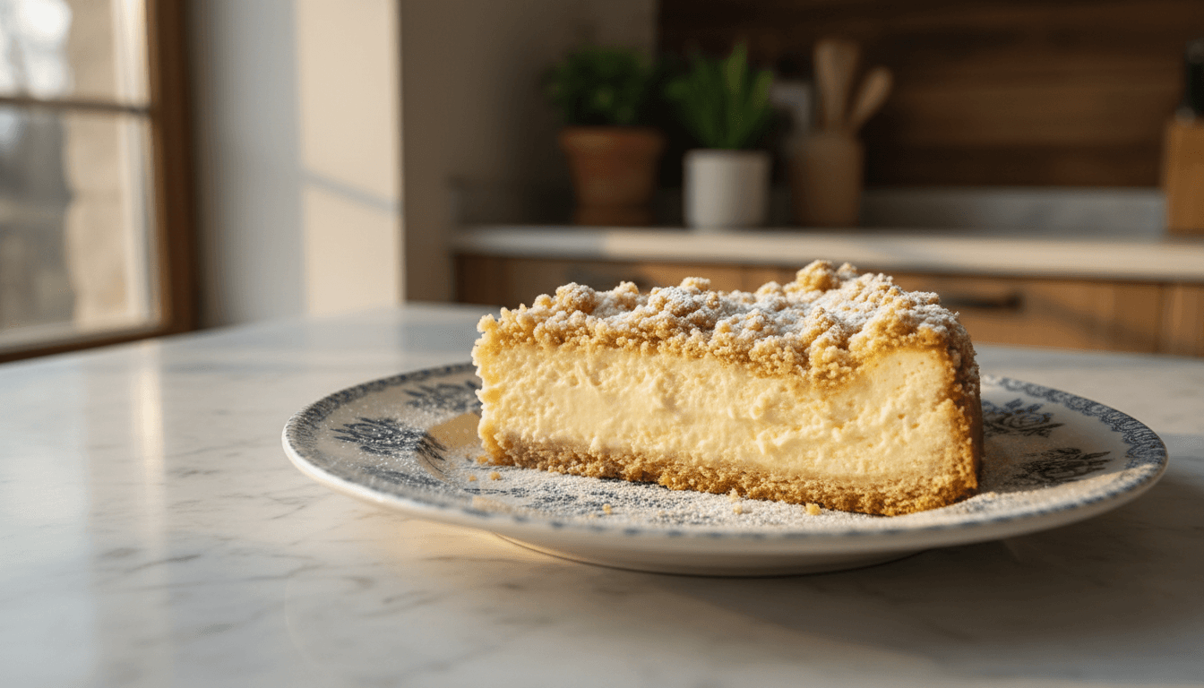 Sernik z wiaderka na kruchym spodzie